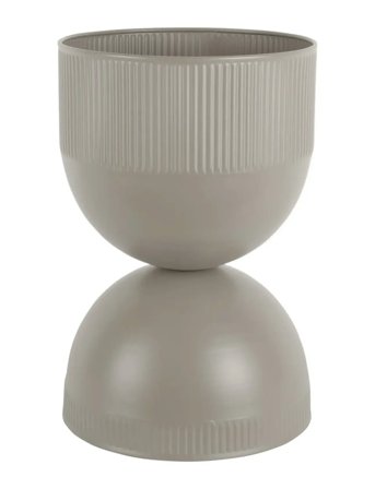 present time Plant Pot Tonar Medium - Grey - H 39CM