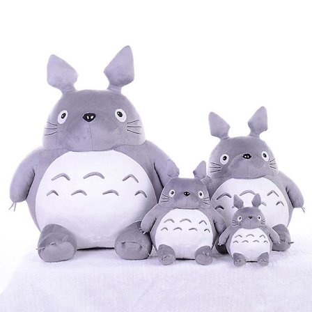 Min granne Totoro med lotusblads Miyazaki Hayao plyschleksak present