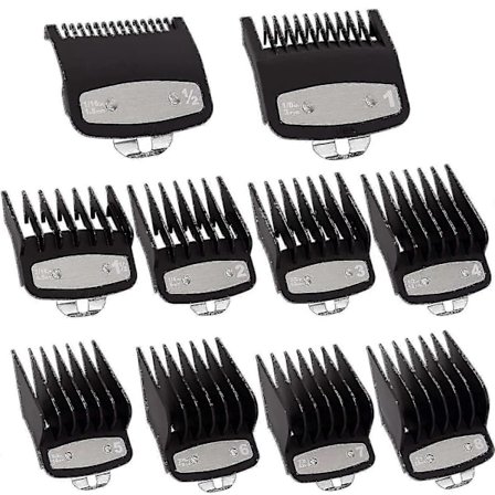 Clipper Guards Skære Guides Til Wahl Clipper Med Metal Clip (10-pak)