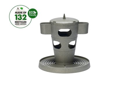 Snack Tower til Høns, Grå - 32,5cm