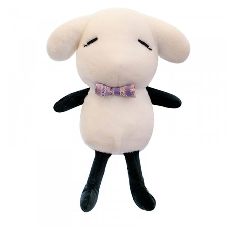 Gosedjur i form av lamm, gosig plyschleksak i form av lamm, bedårande gosedjur