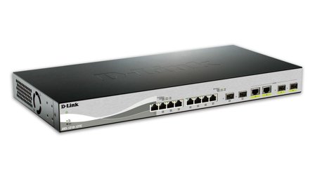 D-LINK DXS 1210-12TC - switch - 12 porter - smart - rackmonterbar