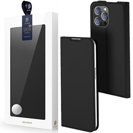 Dux Ducis Skin Pro deksel med klaff iPhone 14 Pro Max svart