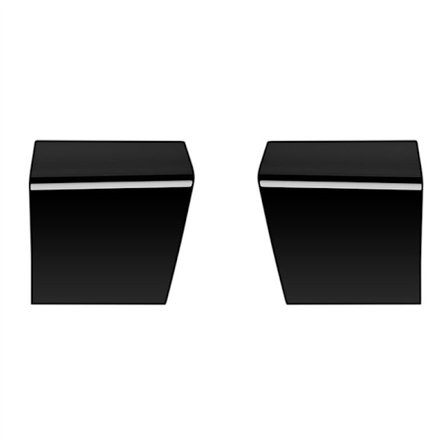 Car Glossy Black Glass Switch Upper Panel Decoration Door Armrest Stickers för Alphard 40 Series 2023+