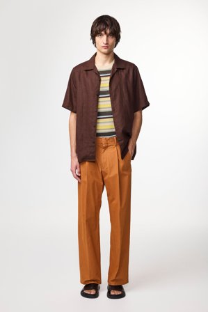 NN.07 Kay Hose Herren Braun Bio-Baumwolle