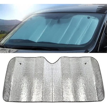 Bilsolskydd Dubbel Folie Aluminium Vindruta Skydd Mot Ultraviolett Solljus