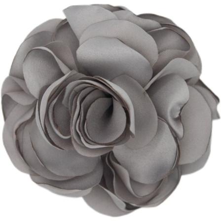 Kangas iso ruusu kukka rintaneula kukat rintaneula GRAY-Xin grey