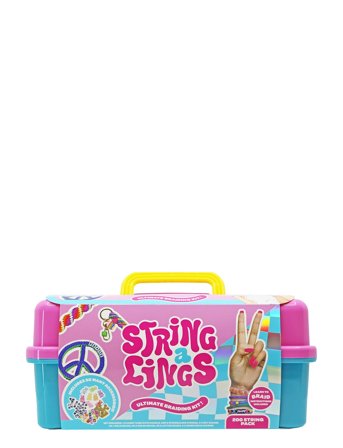 String a lings Stringalings - 200 Pack - Ultimate Braiding Kit - Multi/patterned - ONE SIZE
