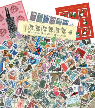 Frankrig - 414 forskellige postfriske frimærker - Postfrisk