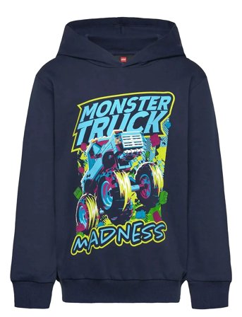 Lwsaku 608 - Hooded Sweatshirt Navy LEGO Kidswear