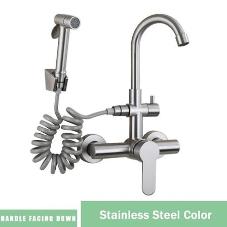 Rozin Sein kiinnitett v Gourmet-keitti hana Ulosvedett v ll Bide-seinasekoittajalla Musta SUS 304 Kaksoisreik inen Joustava Allashana -Xin Brushed 