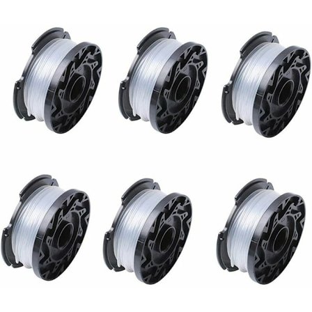 Trimmertillbehör - A6481 A6485 Trimmerspolar för Black Decker Trimmers 6-pack - GALOZZOIT