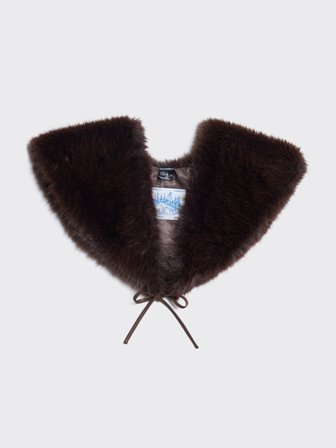 Holzweiler - Kvig Furry Collar - Dk. Brown - One size