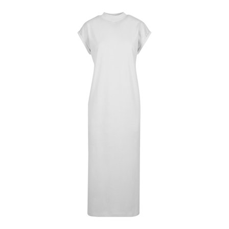 Build Your Brand Dam/Dam Extended Shoulder Lång Midi Klänning