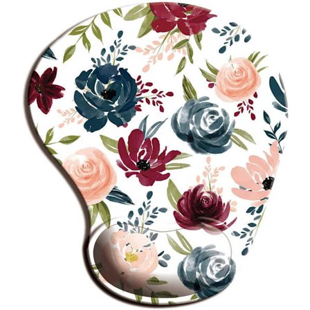 Ergonomisk musemåtte med håndledsstøtte, sødt design og skridsikker PU-base, velegnet til hjemmekontor, arbejde og studier, hvilket gør skrivningen 