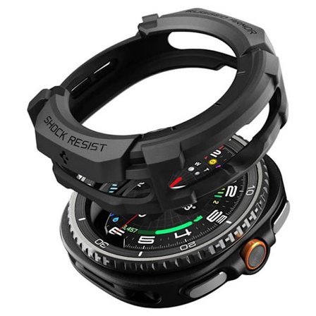 Spigen Galaxy Watch 8 Classic (46mm) Skal Rugged Armor - Svart
