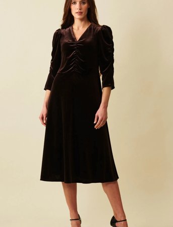 Jumperfabriken Kali Dress - Brown - L