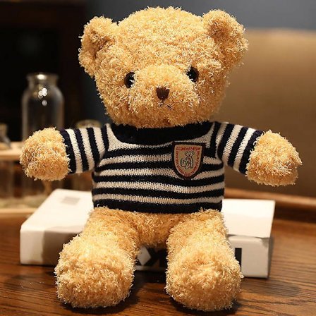 Mjuk Nyckelring Gosedjur Söt Klädd Liten Teddybjörn Nyckelring Berlock