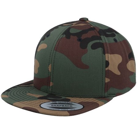 Yupoong - Camo snapback Keps - Kids Camo Snapback @ Hatstore