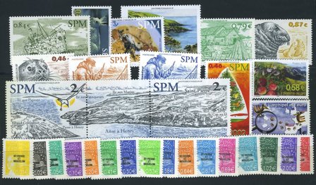 St. Pierre & Miquelon - Årgang 2002 - Postfrisk