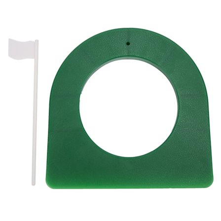 Golfträningsputtningskopp i plast med avtagbar flagga inomhusträningshjälpmedel