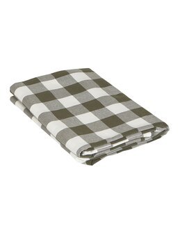 Bordsduk Moa garnfärgad ruta 140x300cm Grön - Kök,Jul - Fondaco