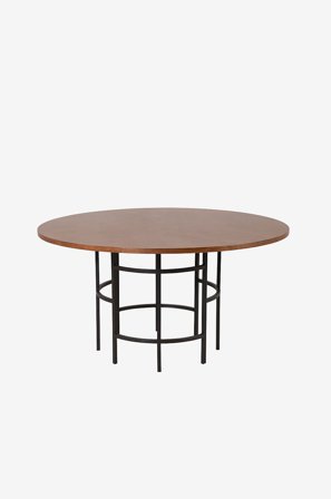 Venture Home - Matbord Copenhagen, Diameter 140 cm - Brun - Matbord - Från Homeroom