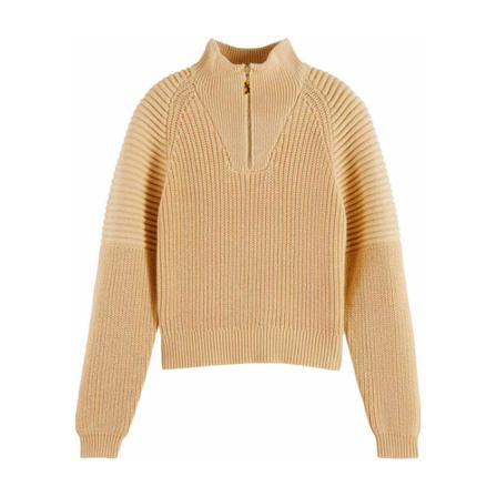 Scotch & Soda Pullover , Beige , Dames , Maat: L Coltruien
