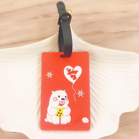 Tecknad resebagageetiketter Bagage resväska Namn Adressetikett - spot försäljning