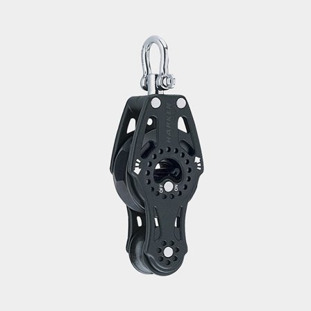 Harken 75mm Fiddle Ratchet Block - Swivel (2694)