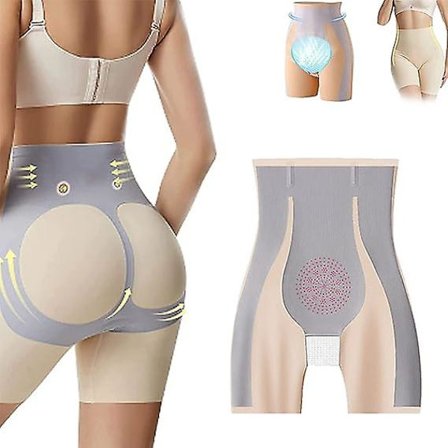 Høy Talje Magekontroll Bukser, Kvinners Body Shaper Fiber Restoration Shaper Sømløs Høy Talje Mage Body Shapewear