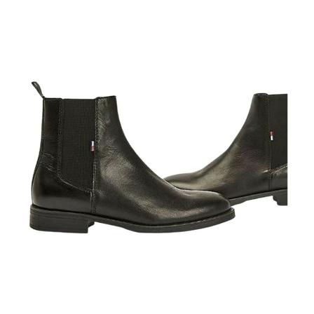Tommy Jeans, Chelsea Boot Zwart, Dames, Maat:36 EU