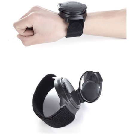 Vidvinkel Cykel Bakspejl Cykling Cykel Bakspejl Håndledsbeskytter Armbånd Bakspejl til Cyklister Mountain Road Bike/NC/