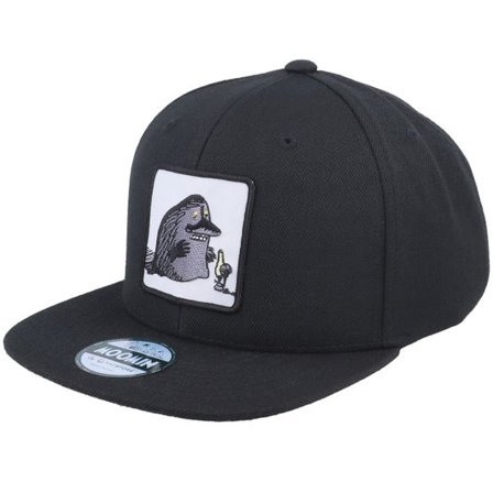 Moomin - Svart snapback Keps - Kids The Groke Black Snapback @ Hatstore