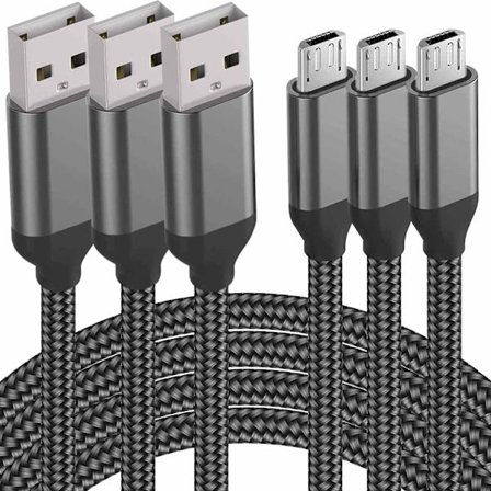 (3st) Laddsladd Micro USB |3M| XBOX / PS4 - Samsung Edge