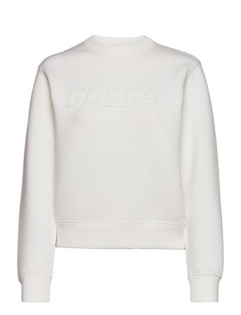 Elly Cn Sweatshirt Svetari Collegepaita Valkoinen Guess Activewear