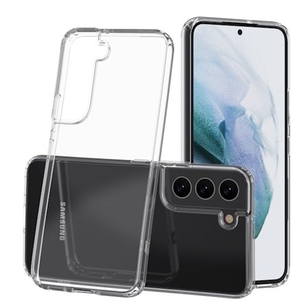 Samsung S21 Cover Gennemsigtigt Silikone Cover - Ekstra Stødsikkert