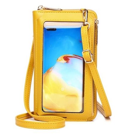 Multifunktionell touch screen mobiltelefonväska, axelväska, stor kapacitet, liten T