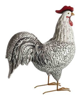 Hane Stolt 44 cm Hvid - Mogihome