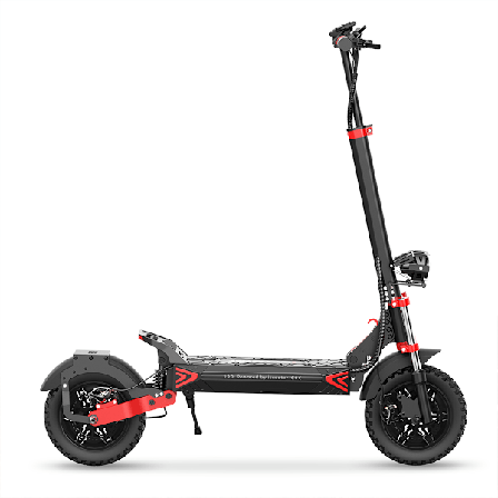 iScooter iX8 Vikbar El-Scooter - 2*1200W Motor - 48V 20AH - 12” Däck