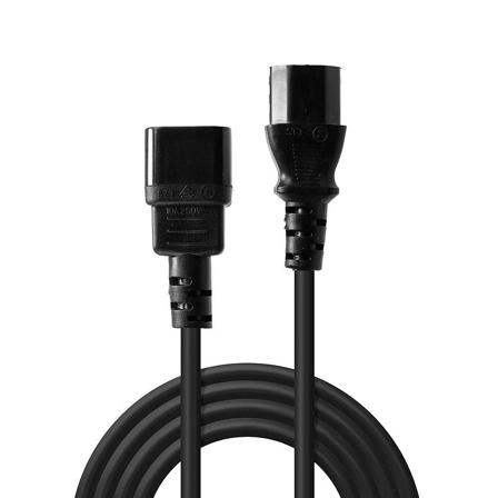 LINDY 0.5m IEC Extension Cable IEC C14 to IEC C13 Factory Sealed