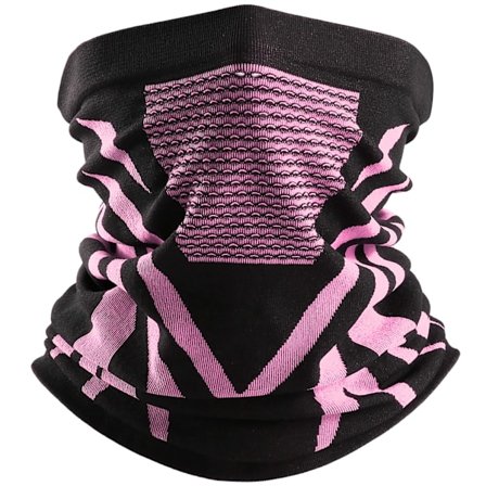 Udendørs Sport Vinter Hals Varm Leggings Vindtæt Maske Balaclava til Ski og Snowboard (Pink)