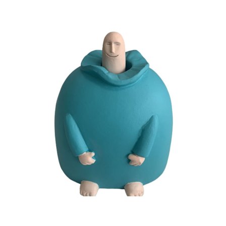 Personoidut keskisormipatsas koristeet hartsi taiteelliset sormikäsityöt käsi veistos hahmo hauska ele kodin sisustus