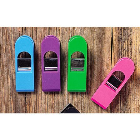 Laurel Gem, plast, 80 x 26 mm, olika färger - Lyreco - Kontorsmaterial - Till skrivbordet - Pappersklämmor