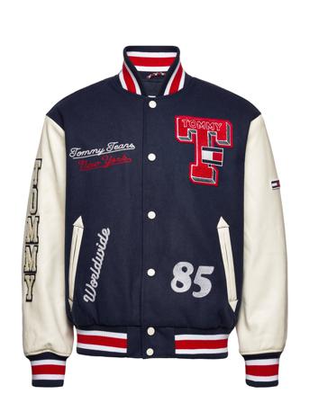 Tjm Collegiate Letterman Jacket Bomberjacka Jacka Multi/mönstrad Tommy Jeans
