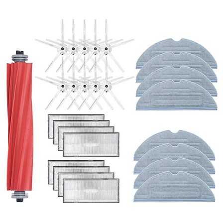 S7 T7s Plus Robotdammsugare Tillbehör Huvudsidoborste Hepafilter Moppduk Tillbehör