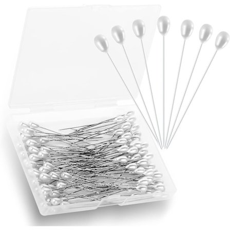 100 st Teardrop Raka Sytrådar med Ask för Hantverk, Smycken