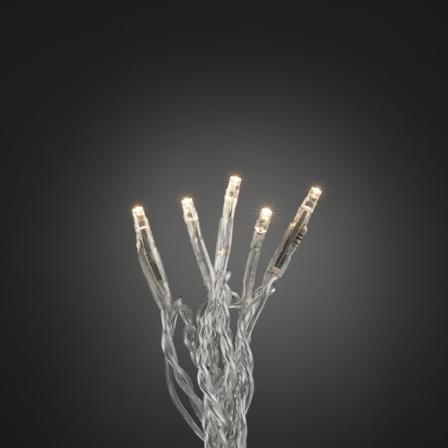 Konstsmide 6351-123 Lysslynge varmhvit, transparent kabel 1,33 m, Belysning