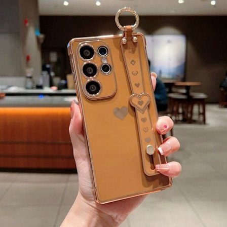 Mobilskal till Samsung Galaxy S26 Ultra TPU Kickstand - Brun