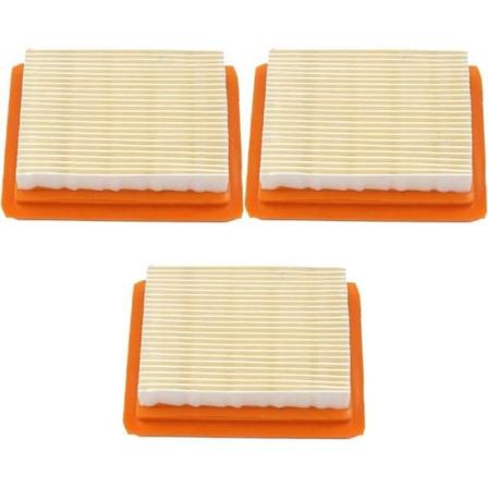 3-pak luftfilter kompatibelt med FS120 FS200 FS220 FS250 FS300 FS350 FS400 FS450 FS480 trimmer 41341410300